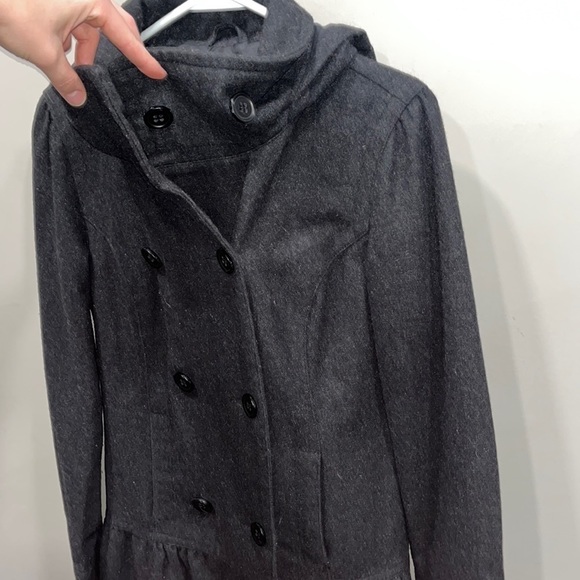 Medium Roxy pea coat  style - Picture 4 of 7